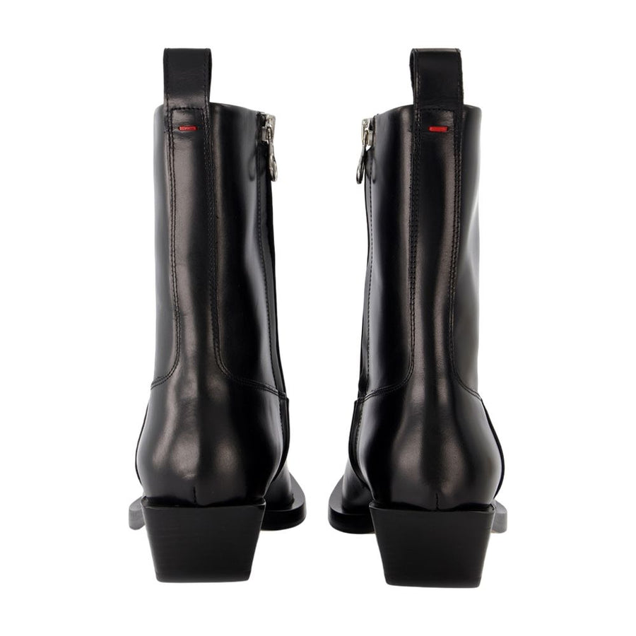 Aeyde calfskin ankle boot in black
