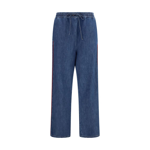 Valentino Garavani 65% Polyester jeans in blue