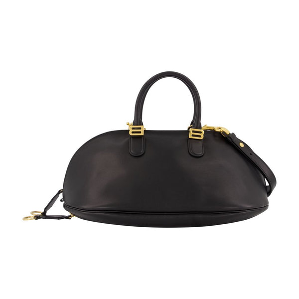 Bolero M Bowling Bag - Balenciaga Leather Black Calfskin / Handbags-purses