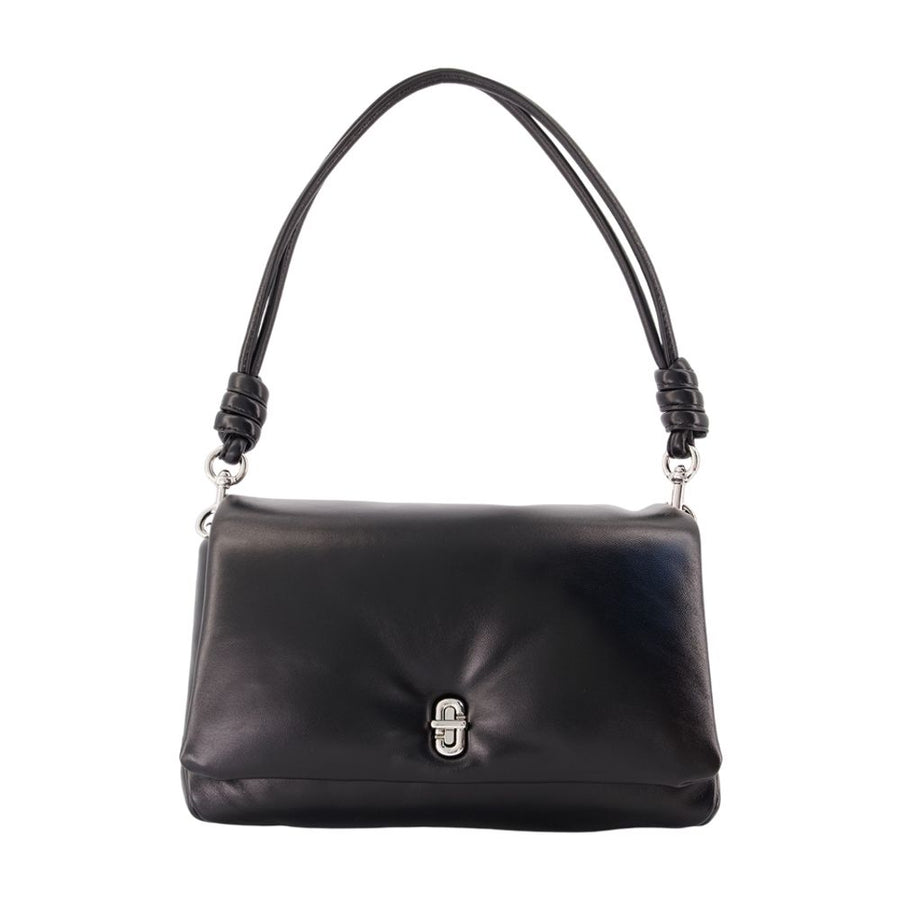 The Dual Shoulder Bag - Marc Jacobs Leather Black Lambskin / Shoulder-hobo-bags