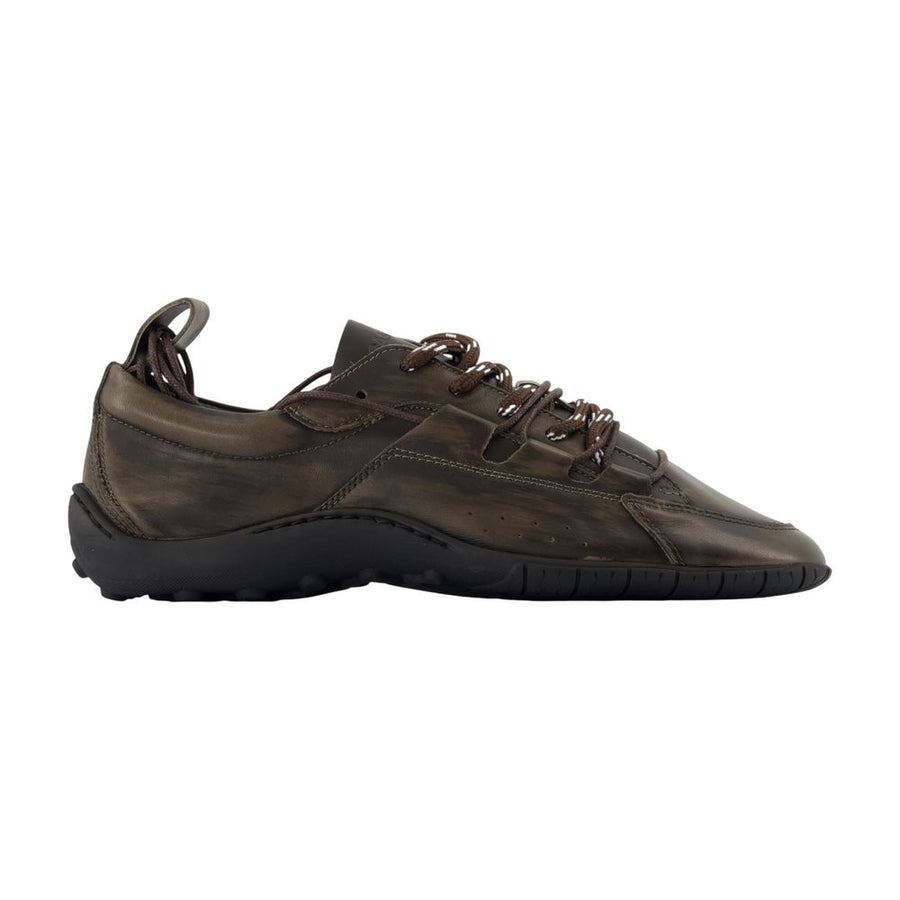 SamsøE SamsøE calfskin sneaker in multicolor