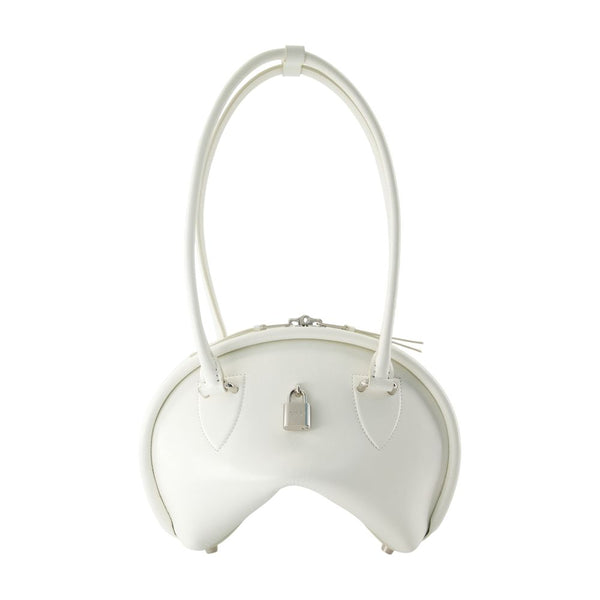 Acne Studios calfskin shoulder bag in white