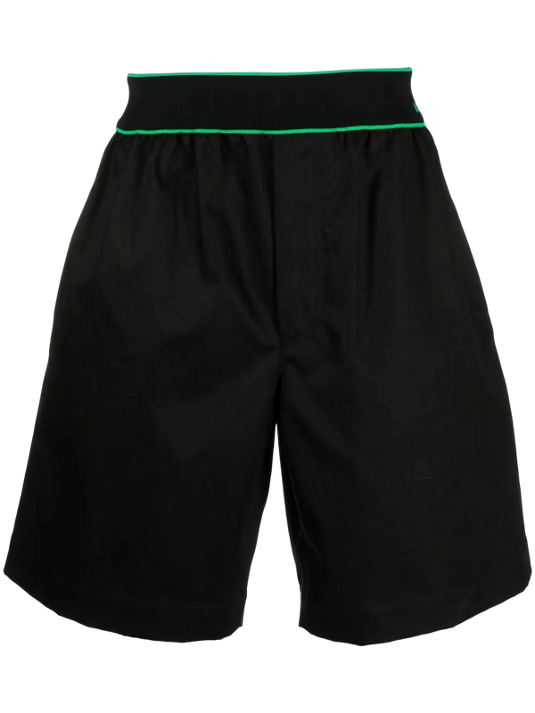 Bottega Veneta Cotton bermuda shorts in black