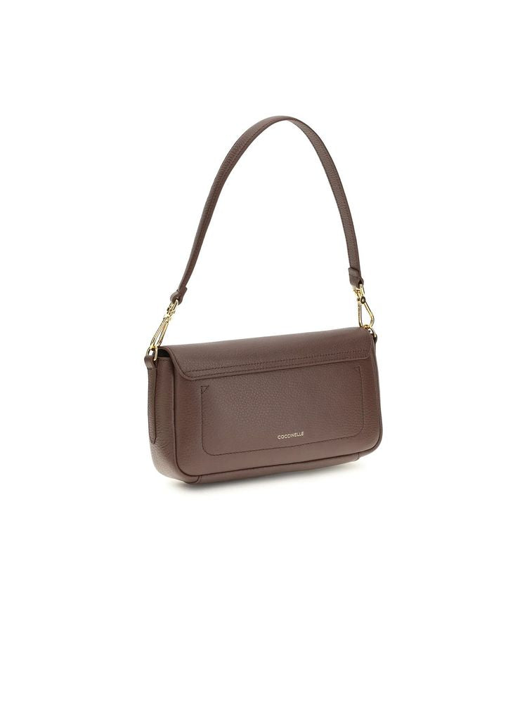 Coccinelle Shoulder Bag Berry Grained Leather / Shoulder-bags