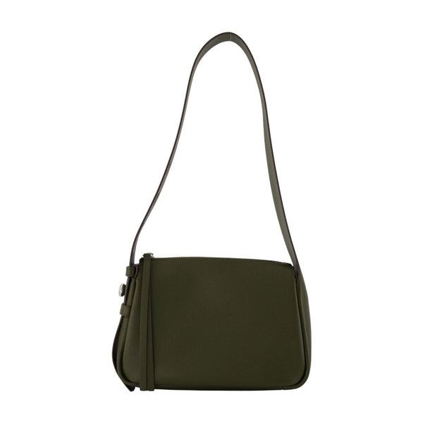 Romy Small Shoulder Bag - Tory Burch Leather Khaki Calfskin / Shoulder-hobo-bags