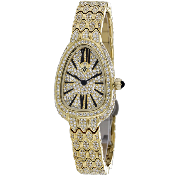 Christian Van Sant Stainless steel case watch in gold