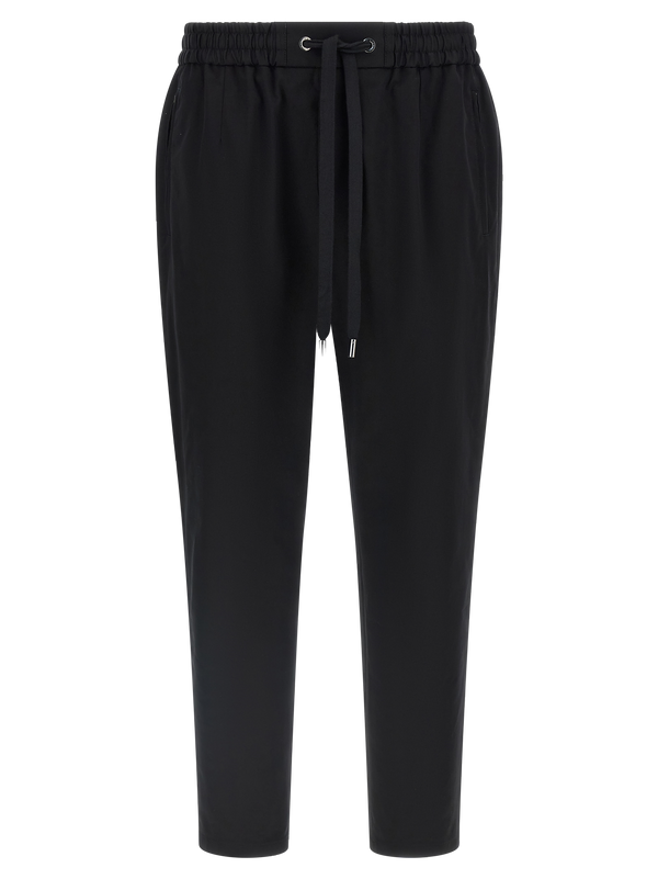 Dolce & Gabbana 97% cotton joggers in black