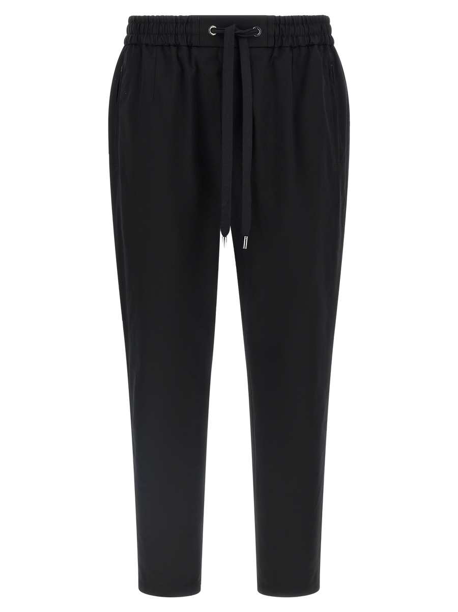 Dolce & Gabbana 97% cotton joggers in black