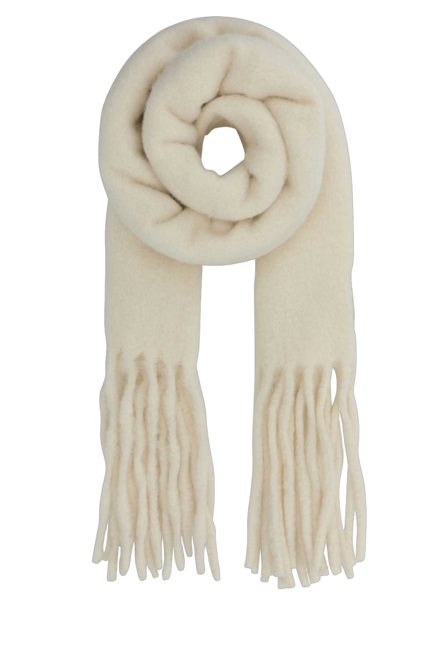 Loulou De Saison 90% Alpaca scarf in white