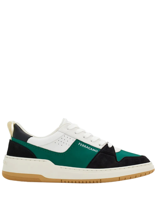 Ferragamo Calf leather sneakers in green