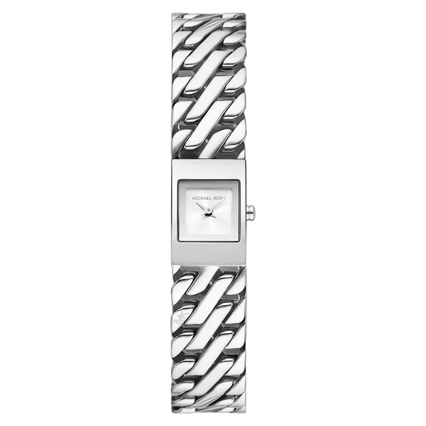 Michael Kors Stainless steel case watch in white