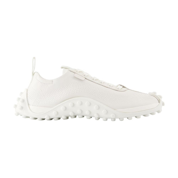 AMI Paris Lambskin sneaker in white