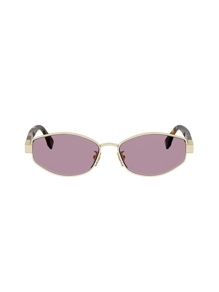 Fendi FE40216U Metal sunglasses in gold