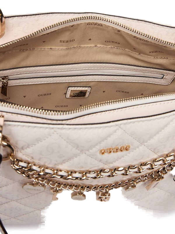 Guess 100% Polyurethane tote bag in white