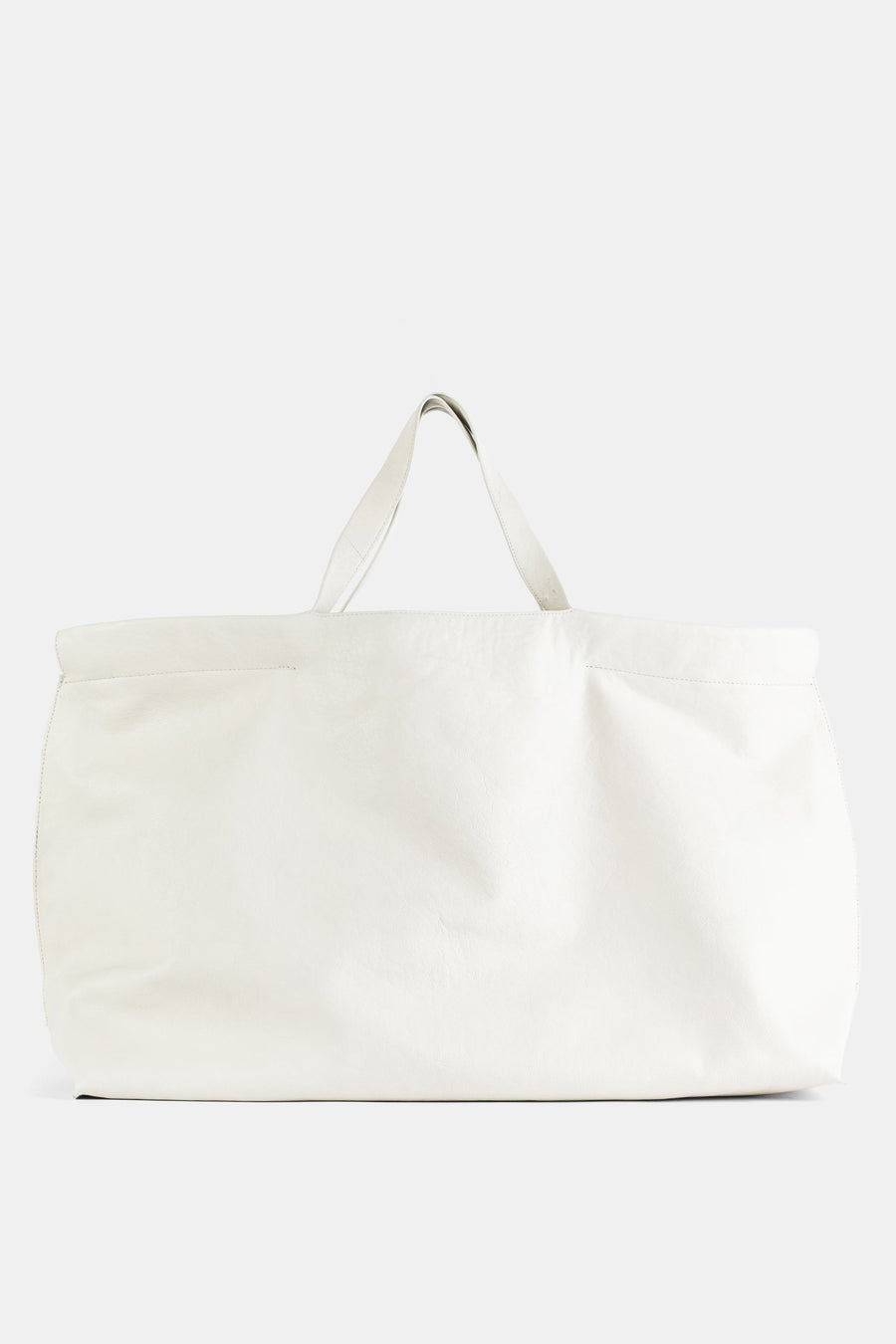 Bea Mombaers Leather tote bag in white