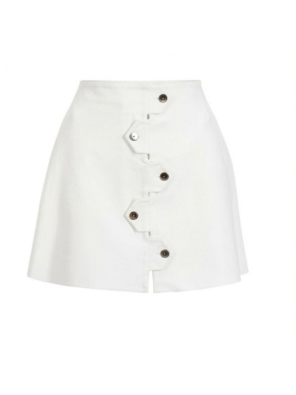 Pinko Miniskirt Sheep Leather Apparel / Skirts