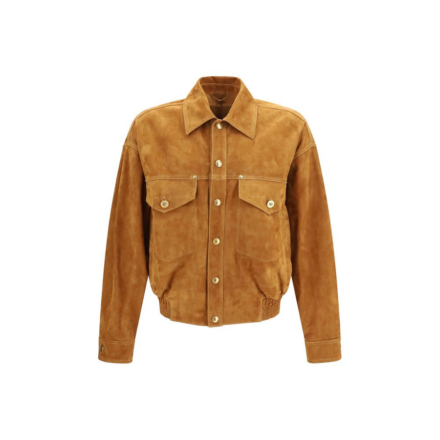 Brown Lamb Ovis Aries Leather Jacket Clothing