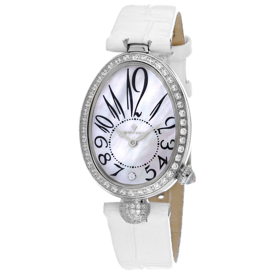 Christian Van Sant Stainless steel case watch in white