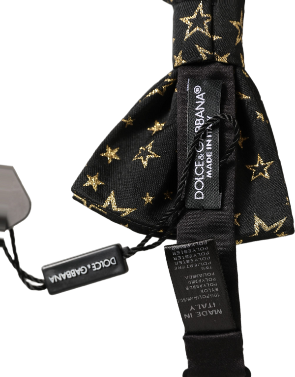 Dolce & Gabbana 75% Polyester bow tie in black