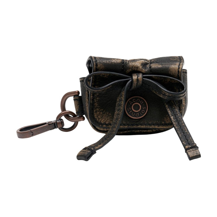 Acne Studios Calfskin key case in brown