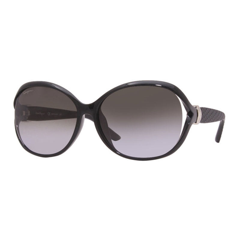 Ferragamo SF770SA Plastic frame with gradient lens sunglasses in black