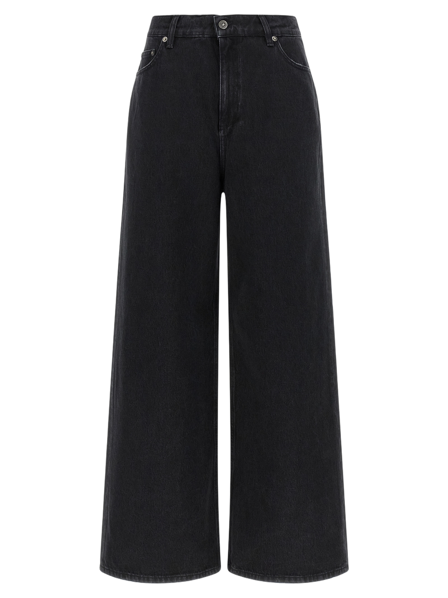 Golden Goose 100% cotton jeans in black