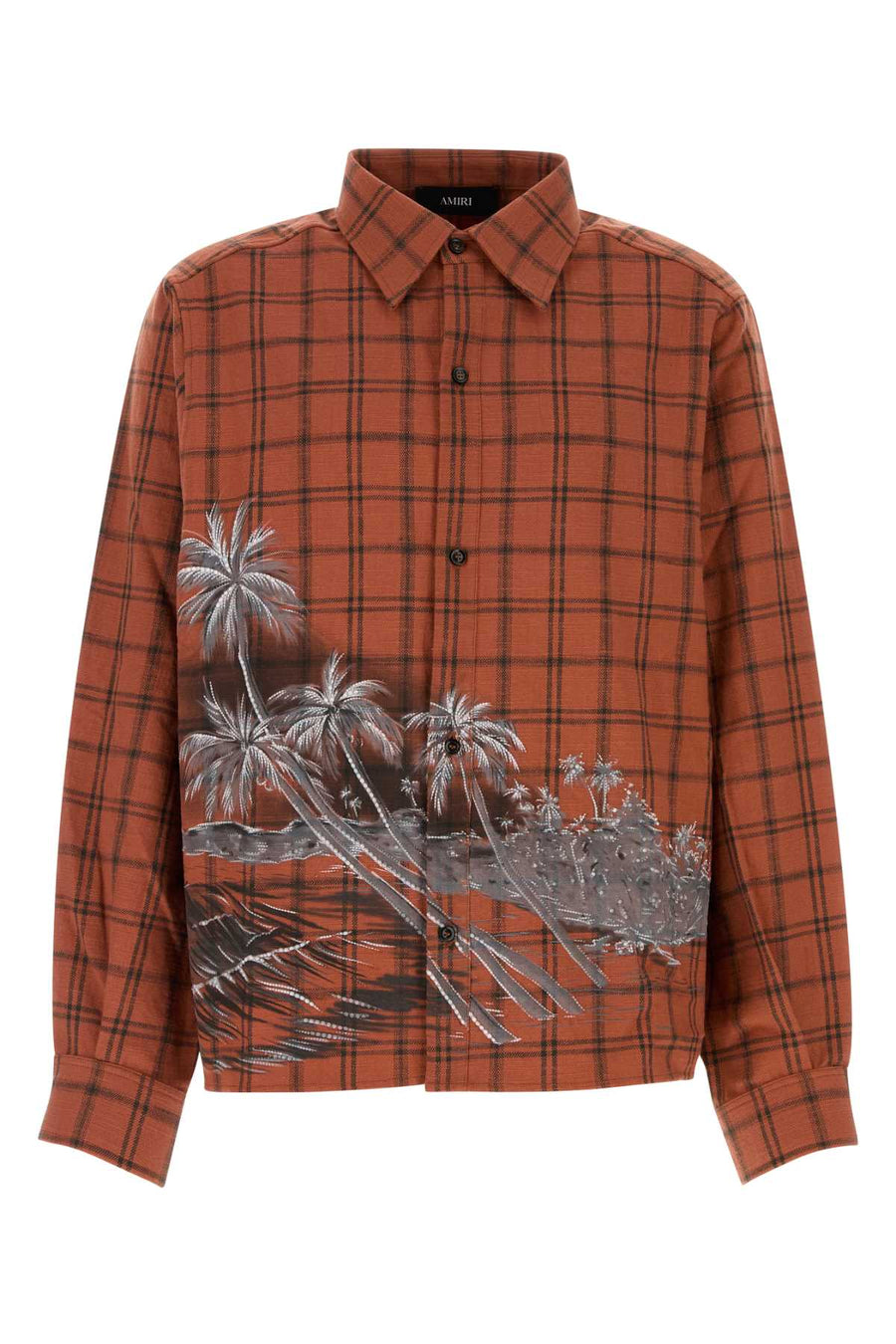 Palms Flannel Red Cotton Maglieria