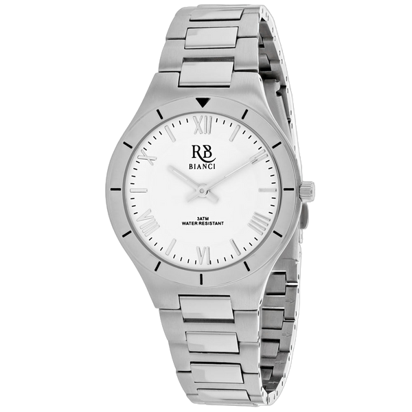 Roberto Bianci Stainless steel case watch in white