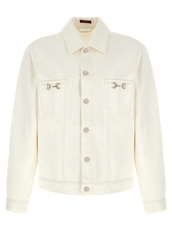 Gucci 100% Cotton jacket in white