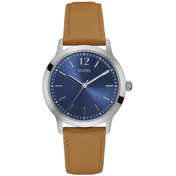 Guess Stainless steel case watch in blue