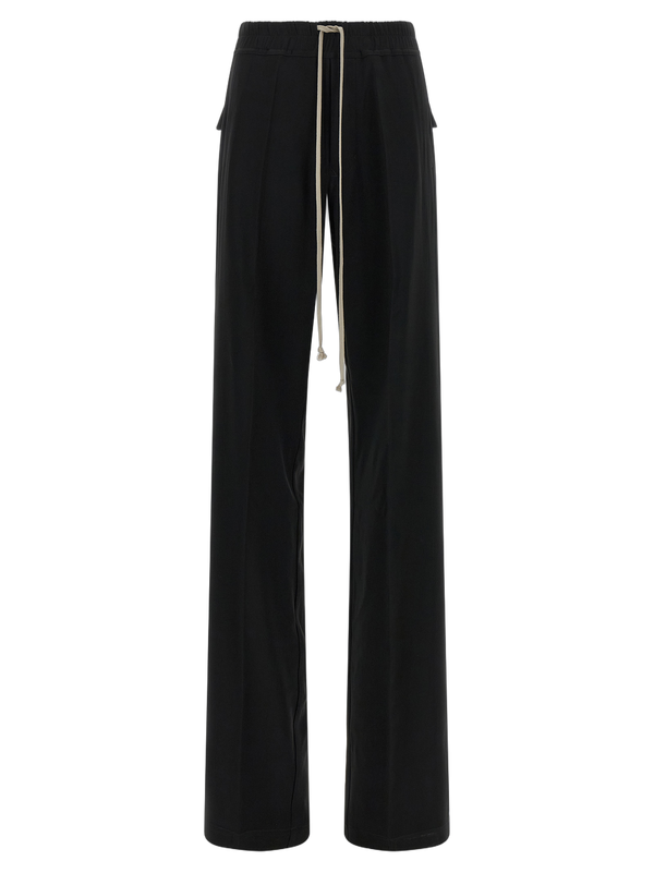Rick Owens 53% Viscose trousers in black