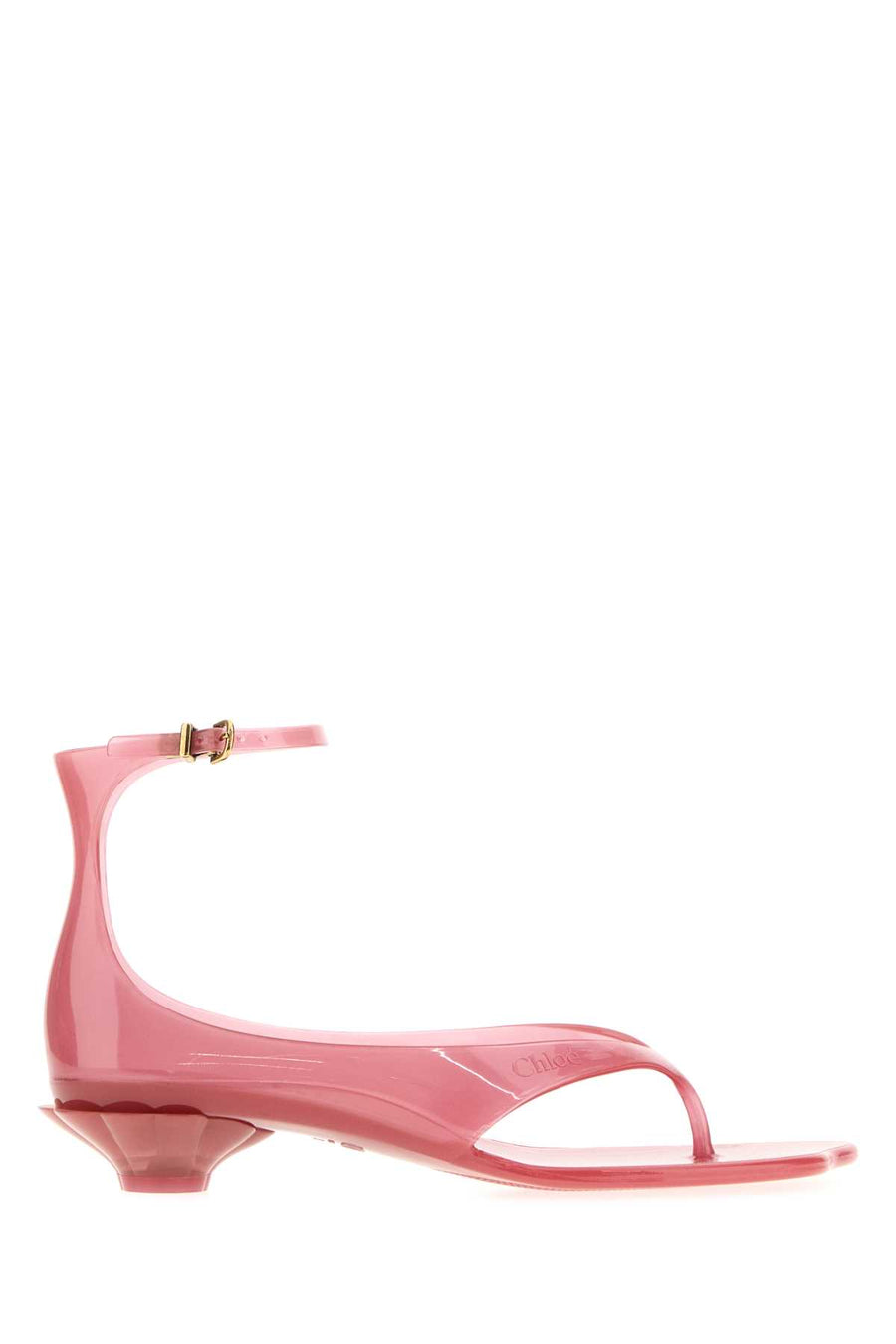 Dark Pink Tpu Chloã© Jelly Thong Sandals Candypink Sandali