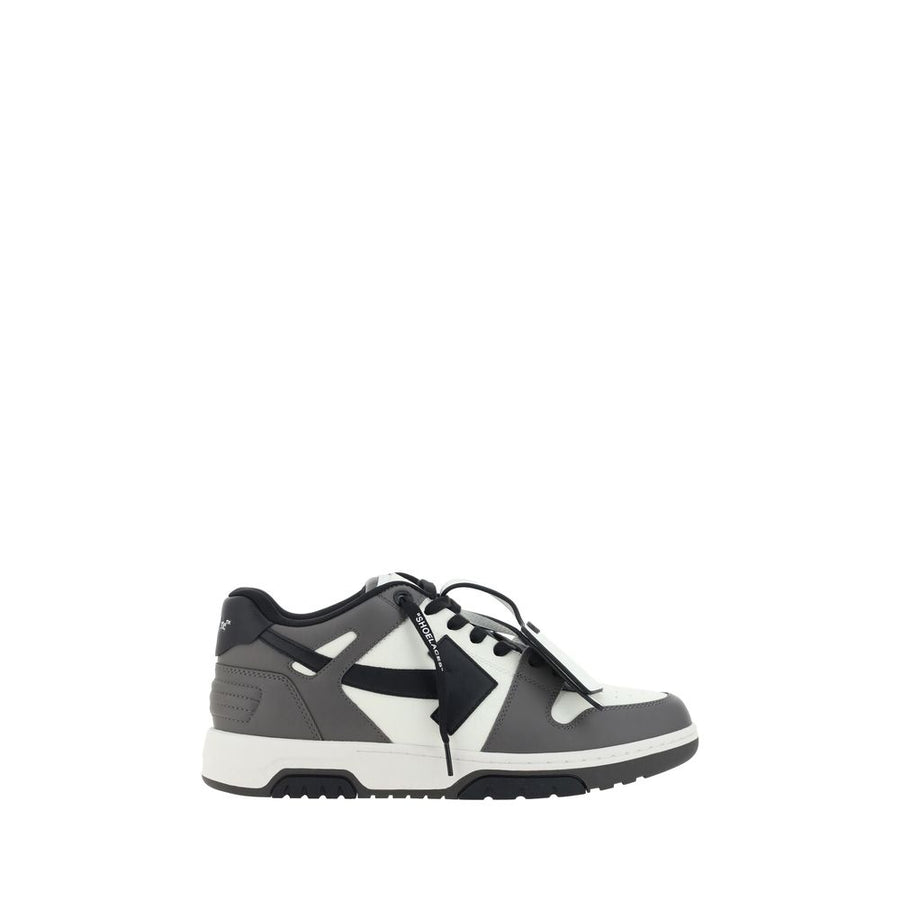 Off-White 89% Calf Leather Bos Taurus sneaker in gray