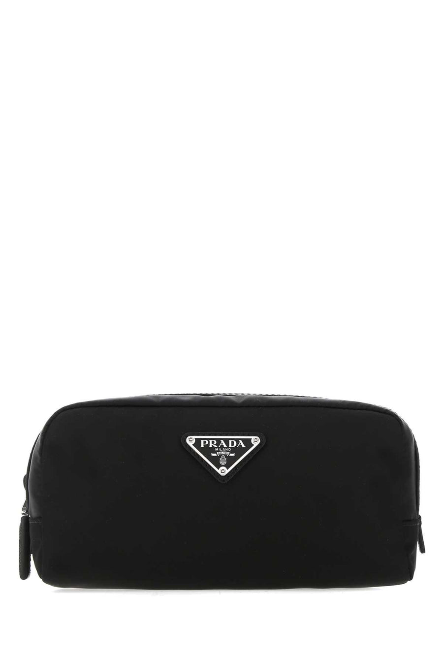 Prada 100% recycled polyamide travel wallet in black