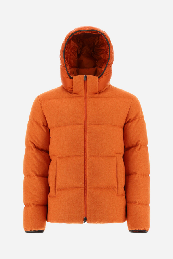 Herno down jacket in orange