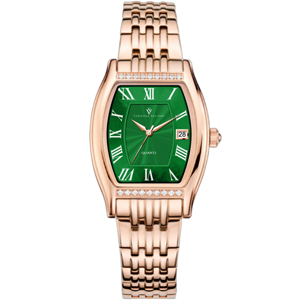 Christian Van Sant Stainless steel case watch in green