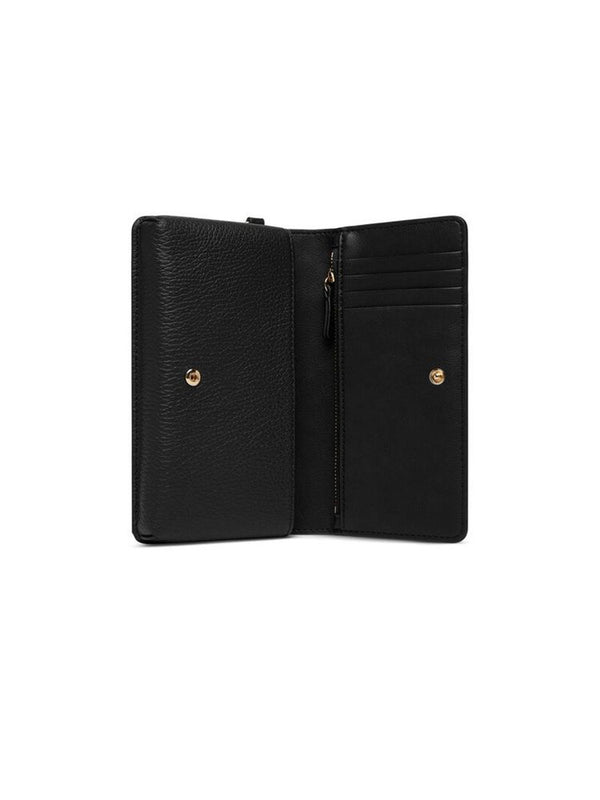 Coccinelle Wallet Black Grained Leather Bags / Crossbody-bags