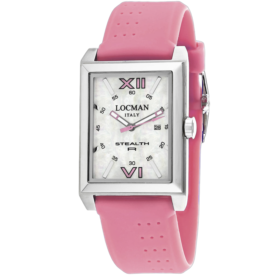 Locman Stainless steel case watch in pink