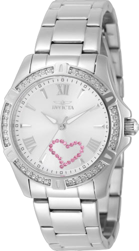 Invicta watch in silver