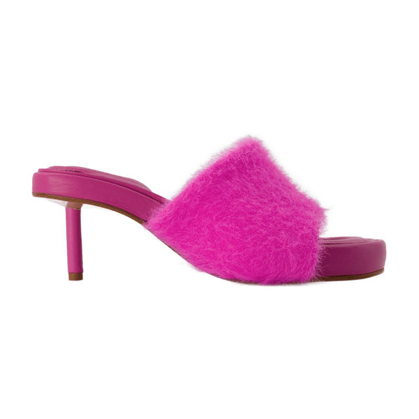 Jacquemus Faux fur mule in pink