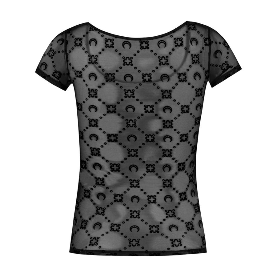 Marine Serre Synthetic t-shirt in black