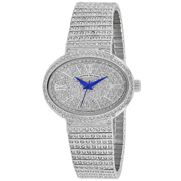 Christian Van Sant Stainless steel case watch in silver
