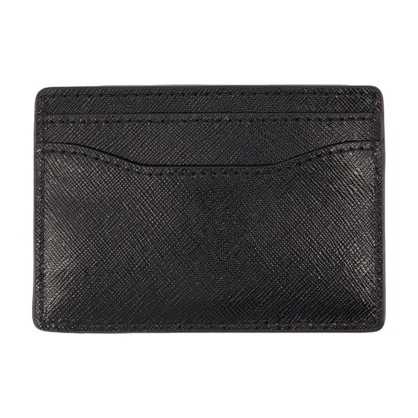 Marc Jacobs Calfskin card case in black