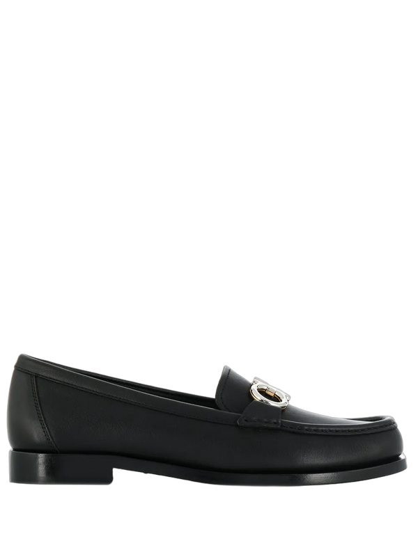 Ferragamo Leather loafer in black