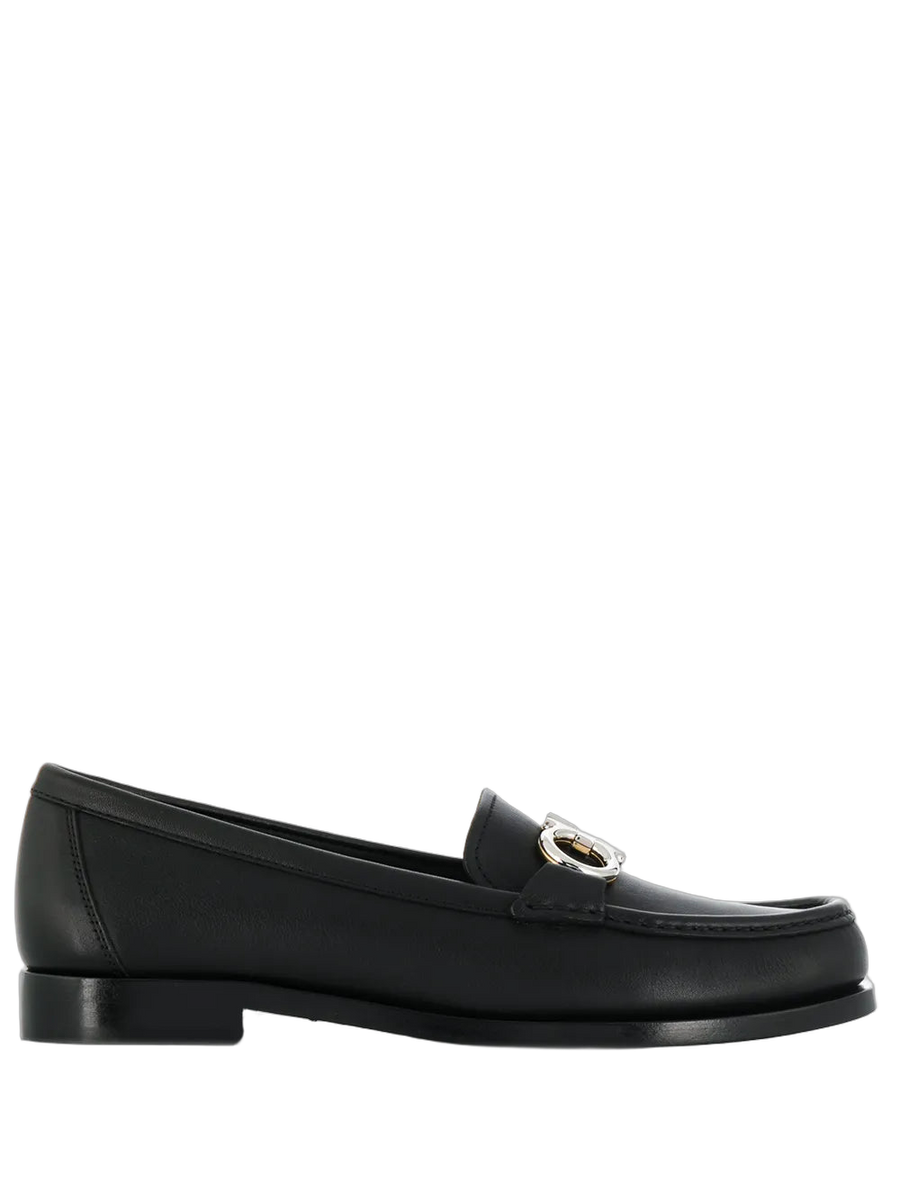 Ferragamo Leather loafer in black