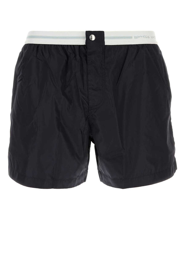 Bottega Veneta Exterior: 100% Nylon; Lining: 100% Nylon swimming shorts in navy