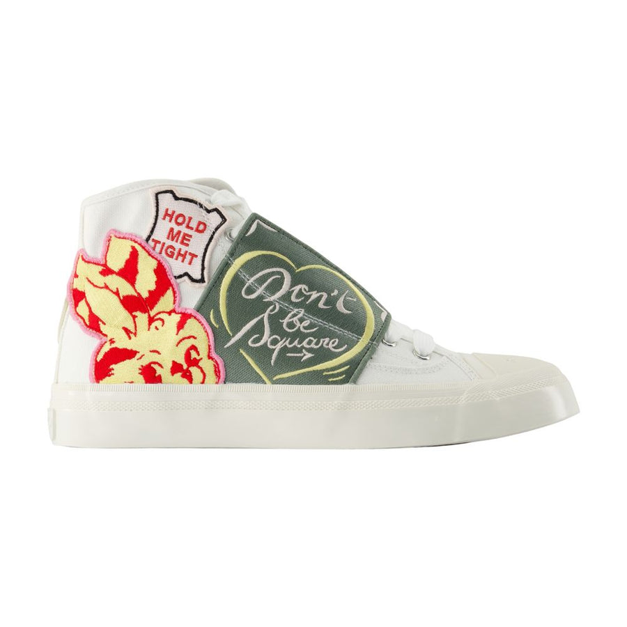 Kenzo Cotton sneakers in white