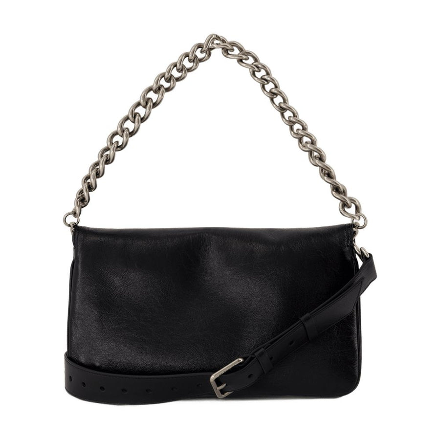 Balenciaga Lambskin shoulder bag in black