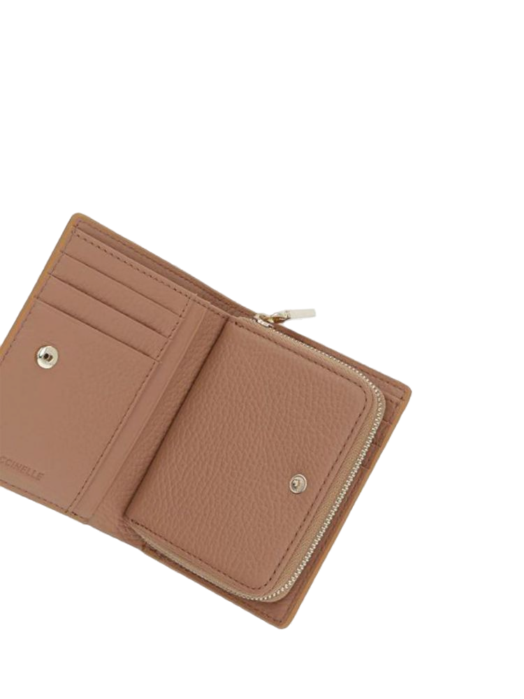 Coccinelle 100% Genuine Leather wallet in beige