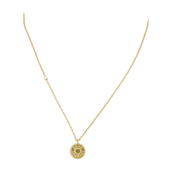 Acne Studios metal necklace in gold